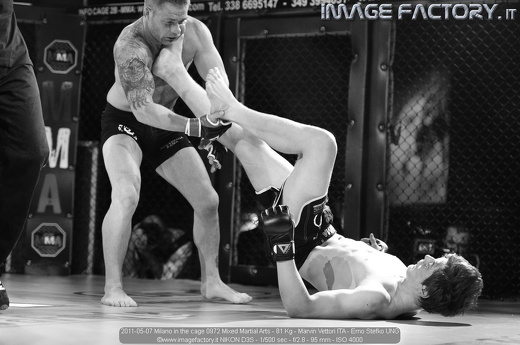 2011-05-07 Milano in the cage 0972 Mixed Martial Arts - 81 Kg - Marvin Vettori ITA - Erno Stefko UNG